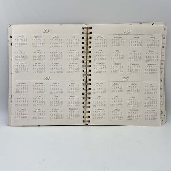 Rae Dunn 2025. (Royal Purple) 12-month Planner Journal Soft Leather Cover - Picture 4 of 12